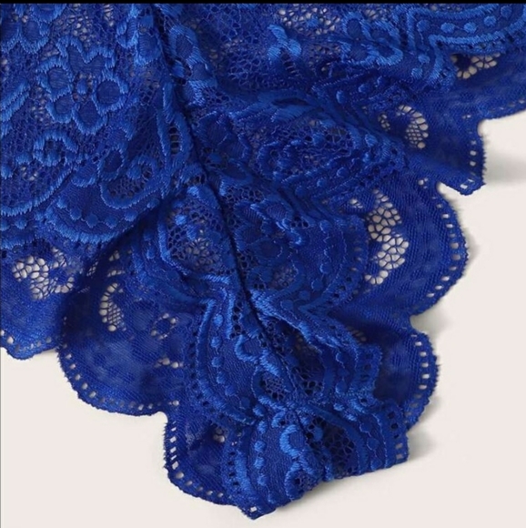 🥳🎈HOST PICK!🎈🥳 ‼️FINAL PRICE!‼️ 💙 BLUE LACE TEDDY 💙 - Picture 4 of 4